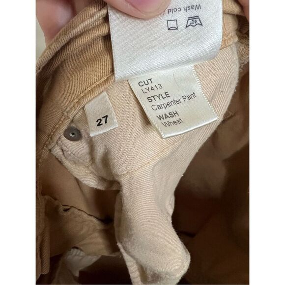 Reformation Carpenter Pant in Wheat - Picture 7 of 9